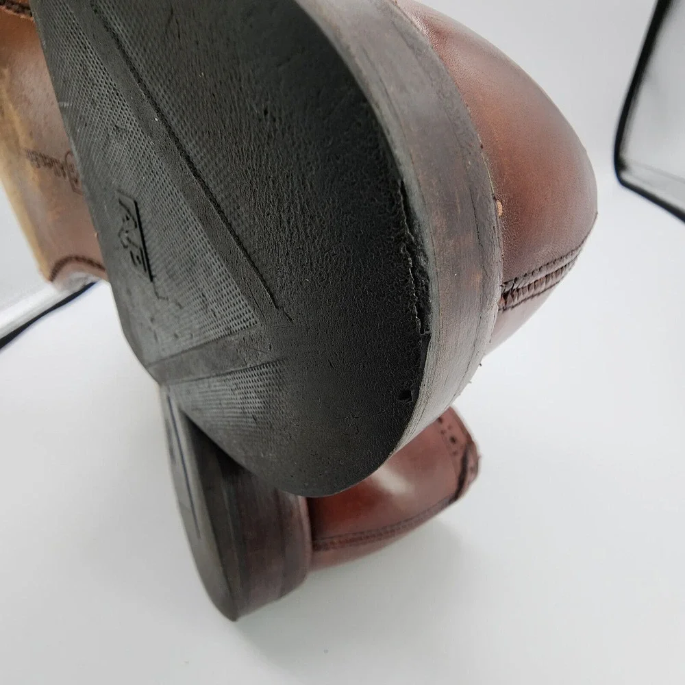 Allen Edmonds Yorktown‎ Derby Shoes Mens 9.5 D Cap Toe Made USA Leather Soles